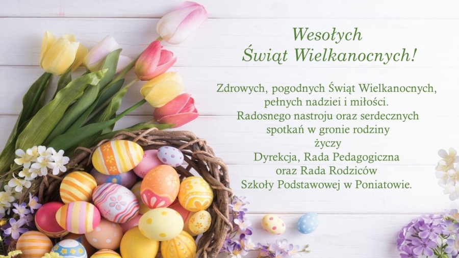 Wesołych Świąt Wielkanocnych! 🐣🐰